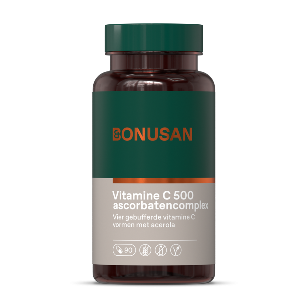 Bonusan Vitamin C-500 Ascorbat-Komplex 90 VegaKapseln