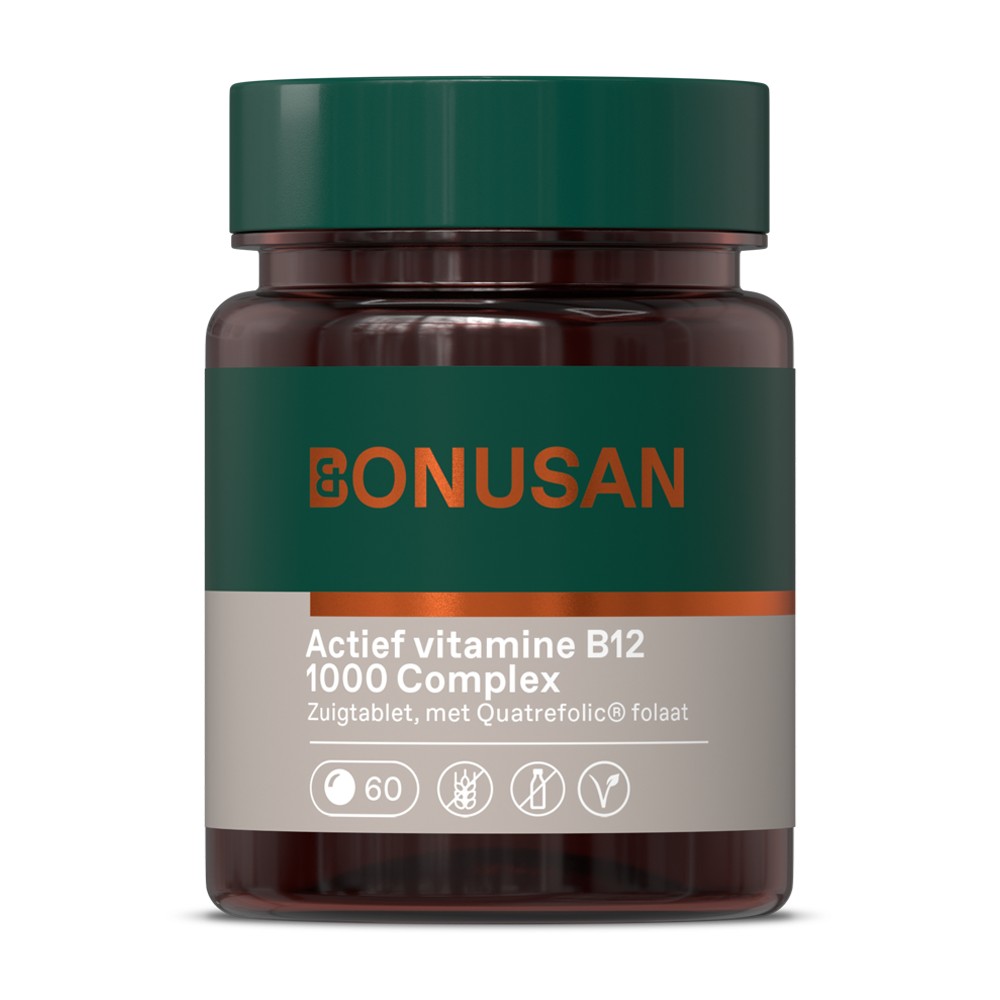 Bonusan Aktiver Vitamin B12 1000-Komplex 60 Lutschtabletten