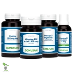 Bonusan-Produktreihe für Nahrungsergänzungsmittel.