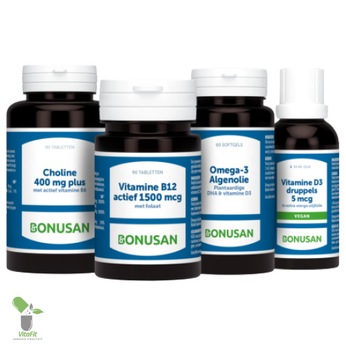Bonusan-Produktreihe für Nahrungsergänzungsmittel.