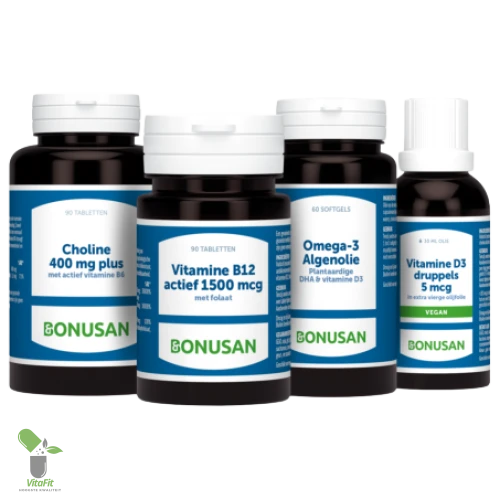 Bonusan-Produktreihe für Nahrungsergänzungsmittel.