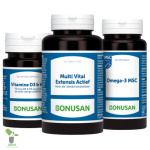 Bonusan voedingssupplementen en vitamines.