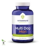 Vitakruid Multi Dag Man vitaminenpot met 90 tabletten.