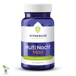 Vitakruid Multi Nacht Man vitaminesupplement pot.