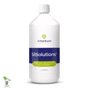 Fles Vitakruid SilSolutions supplement, gezondheid, kraakbeenondersteuning.