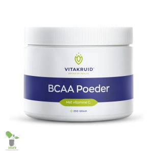 Vitakruid BCAA Poeder supplement met vitamine C.
