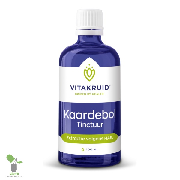 Vitakruid Kaardebol Tinctuur flesje van 100 ml.