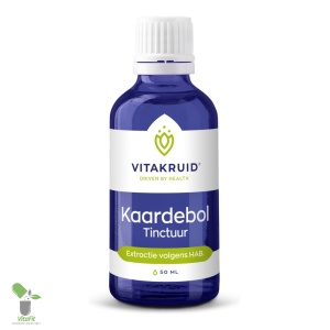 Vitakruid Kaardebol tinctuur flesje, 50 ml.