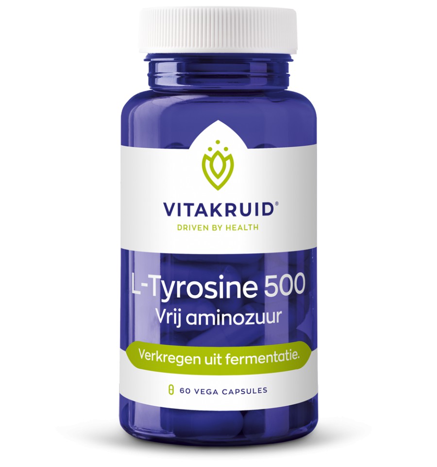 Vitakruid L-Tyrosine 500 mg 60 VegaCapsules