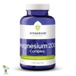 Pot Vitakruid Magnesium 200 Complex supplementen.