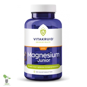 Vitakruid magnesium junior kauwtabletten voor kinderen