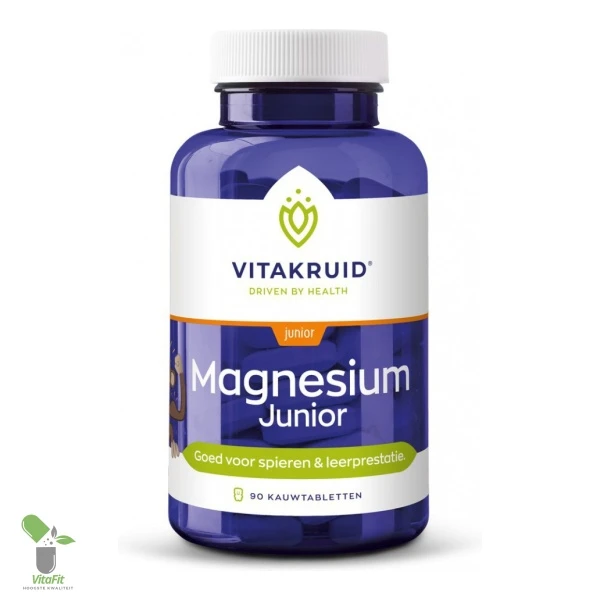 Vitakruid magnesium junior kauwtabletten voor kinderen