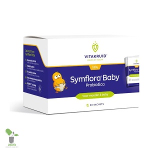 Vitakruid Symflora Baby probiotica verpakking.