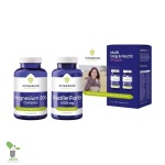 Vitakruid supplementen: magnesium, visolie en multivitaminen.